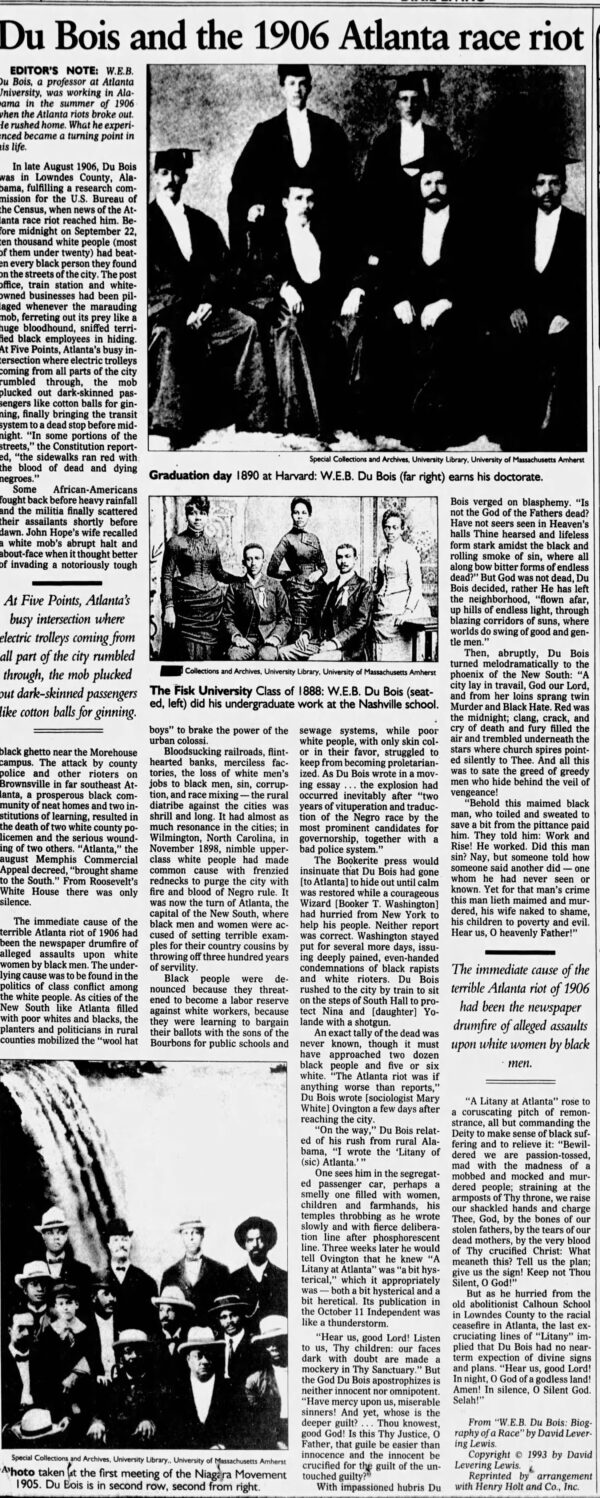 Scan of a newspaper article