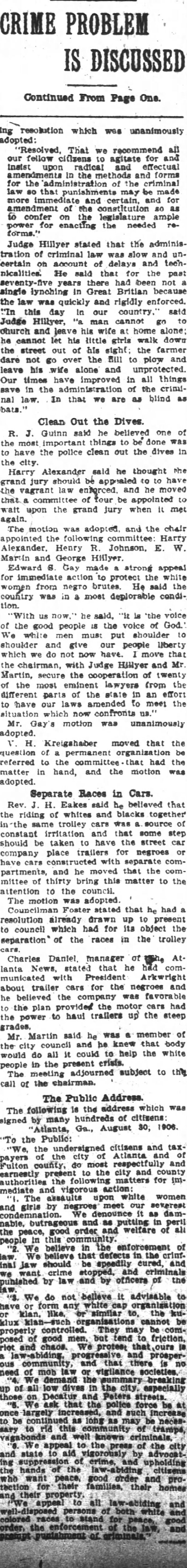 Scan of a newspaper article titled 