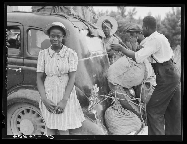 Photograph of migrants in Florida, 1940.